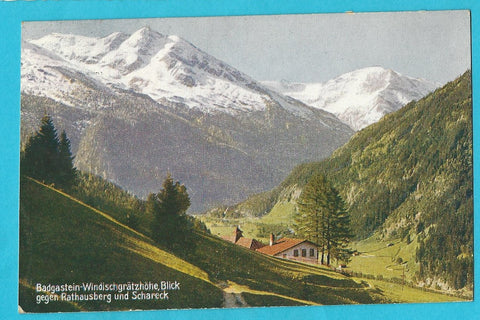 AK Badgastein - Windischgrätzhöhe, Blick gegen Rathausberg und Schareck.