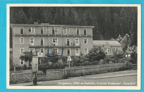 AK Badgastein, Kurhotel Restaurant Tauernhof.