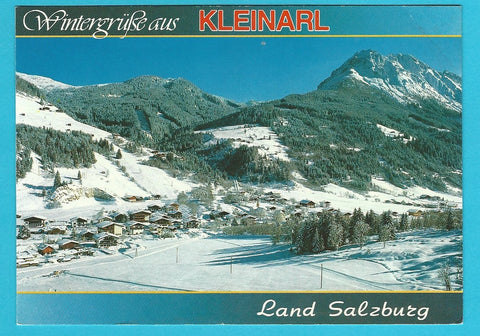 AK Wintergrüße aus Kleinarl.