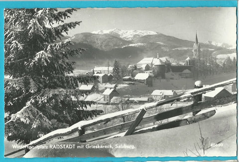 AK Radstadt mit Grieskareck. (1969)
