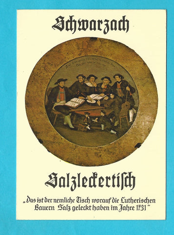 AK Schwarzach. Salzleckertisch.