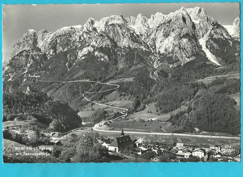 AK Werfen mit Tennengebirge.