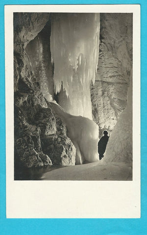 AK Eisriesenwelthöhle, Werfen. Hymirhalle - Eisvorhang.