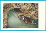AK Eisriesenwelt im Tennengebirge. Eissee gegen Höhleneingang.