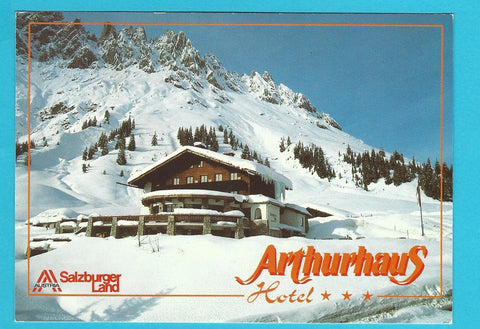 AK Mühlbach am Hochkönig. Alpengasthof Arthurhaus.