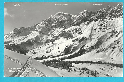AK Vom Hochkeil. Skigebiet Mitterbergalm.