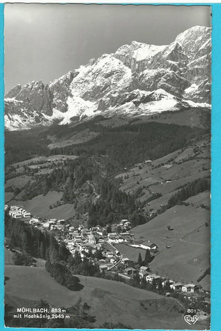 AK Mühlbach mit Hochkönig.