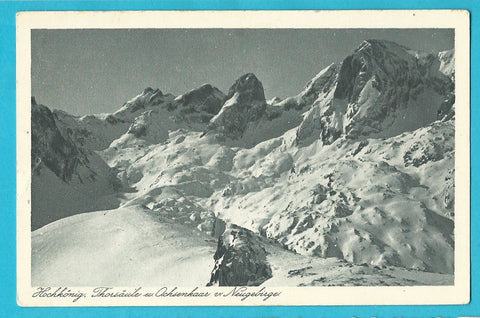 AK Hochkönig, Thorsäule u. Ochsenkaar v. Neugebirge.