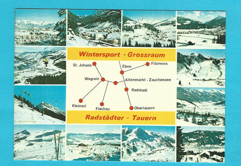 AK Wintersport Grossraum Radstädter Tauern.
