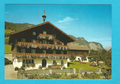 AK Dorfgastein. Unterberg 15. Pension Röck Amosergut.