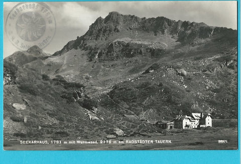 AK Seekarhaus mit Wurmwand am Radstädter Tauern.