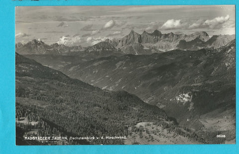 AK Radstädter Tauern. Dachsteinblick v. d. Hirschwand.
