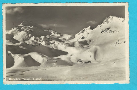 AK Radstädter Tauern. Seekar. (1928)