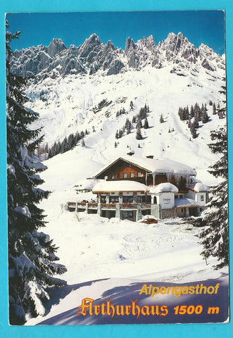 AK Alpengasthof Arthurhaus. Familie Radacher. Mühlbach am Hochkönig.