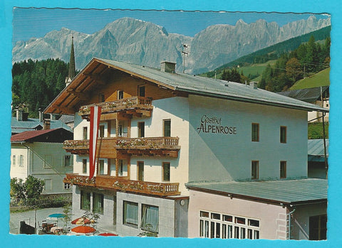 AK Mühlbach am Hochkönig. Gasthof Alpenrose. R. u. M. Mayr.