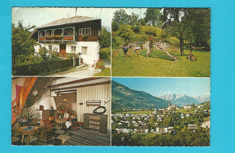 AK St. Johann/Pongau. Pension Schnell. Elfriede Schnell. Mühlgasse 21.