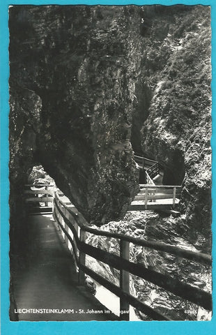 AK Liechtensteinklamm - St. Johann im Pongau. (1955)