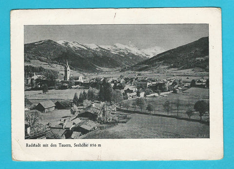 AK Radstadt mit den Tauern.