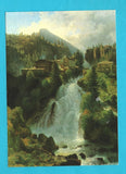 AK Wildbad Gastein um 1837. Ölbild von Thomas Ender. Aus dem Gasteiner Museum.