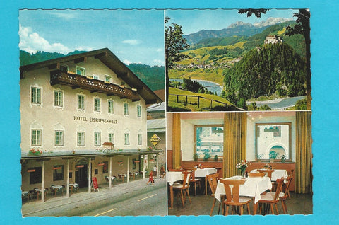 AK Werfen. Hotel Eisriesenwelt. Besitzer: R. u. K. Wagner.