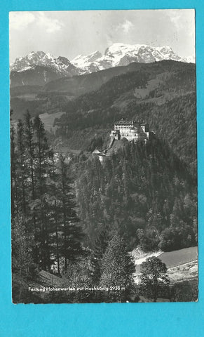 AK Festung Hohenwerfen mit Hochkönig.