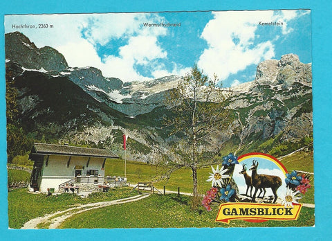 AK Werfenweng. Berggasthaus Gamsblick.