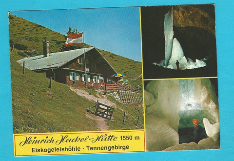AK Werfenweng. Heinrich-Hackel-Hütte. Eiskogeleishöhle.