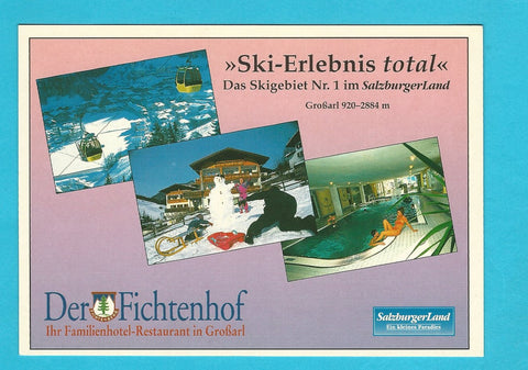 AK Großarl. Der Fichtenhof Hotel-Restaurant.