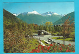AK Thermalbad Hofgastein. Kurpark gegen Graukogel.