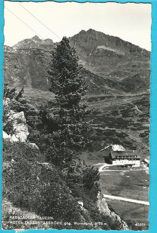 AK Radstädter Tauern. Hotel Tauernpasshöhe.