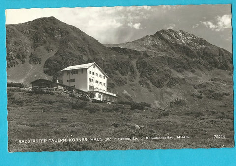 AK Radstädter Tauern. Körner-Haus. (1962)