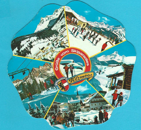AK Grüße vom Skiparadies Filzmoos.