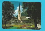 AK Bad Hofgastein. Kurpark mit Pfarrkirche.