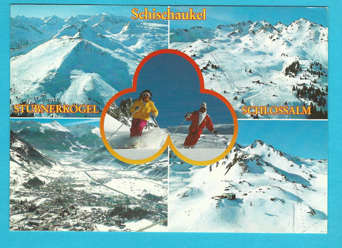 AK Bad Hofgastein. Schischaukel Stubnerkogel Schlossalm.