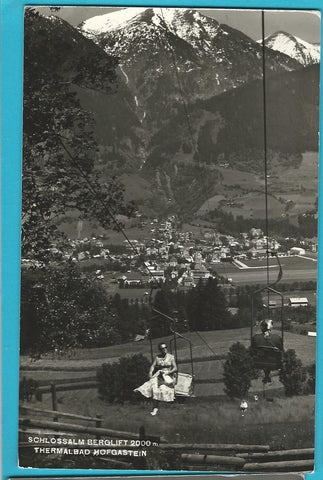 AK Bad Hofgastein. Schlossalm Berglift.