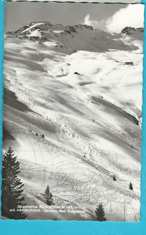 AK Bad Hofgastein. Schlossalm mit Hamburger Skiheim.