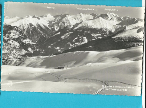 AK Bad Hofgastein. Skigebiet Schlossalm.