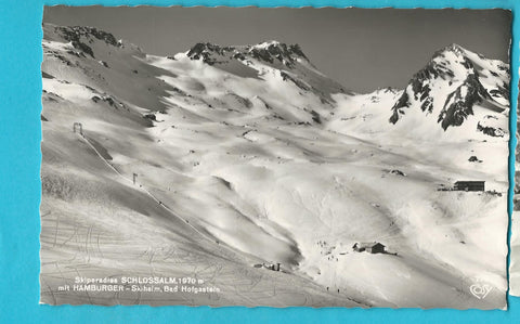 AK Bad Hofgastein. Schlossalm mit Hamburger Skiheim.