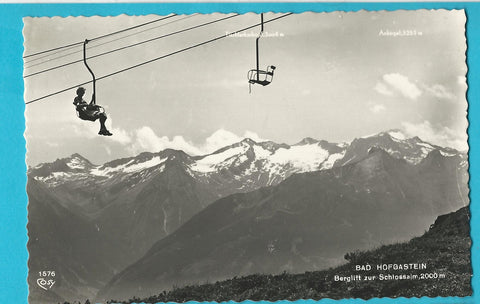 AK Bad Hofgastein. Berglift zur Schlossalm.