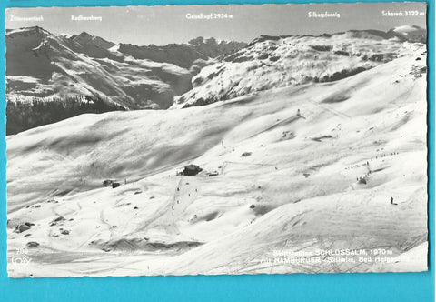 AK Bad Hofgastein. Schlossalm mit Hamburger Skiheim.