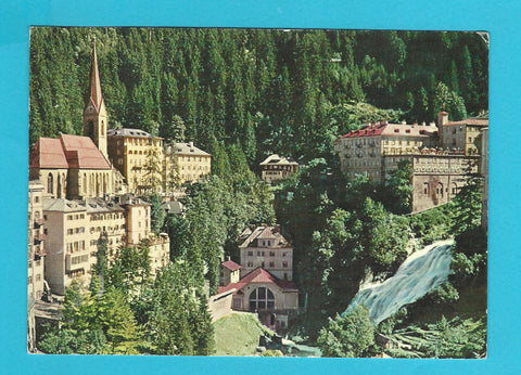AK Bad Gastein. Ansicht mit Wasserfall.