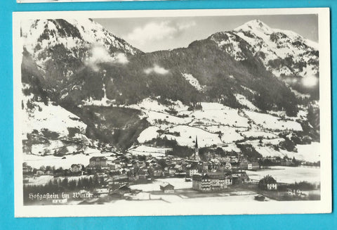 AK Bad Hofgastein im Winter.