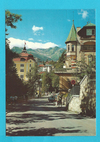 AK Bad Gastein. Blick von der Evangelischen Kirche ins Zentrum.