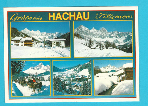 AK Grüße aus Hachau Filzmoos.