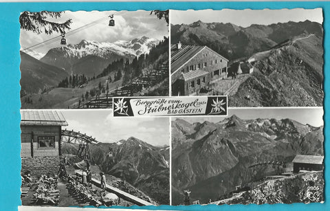 AK Bad Gastein. Berggrüße vom Stubnerkogel.