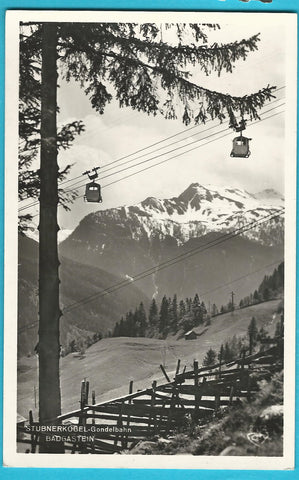 AK Badgastein. Stubnerkogel Gondelbahn.