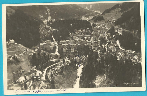 AK Bad Gastein. Fliegeraufnahme.