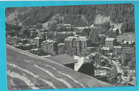 AK Bad Gastein im Winter.