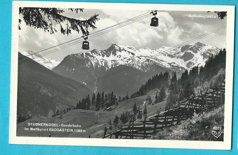 AK Bad Gastein. Stubnerkogel Gondelbahn.