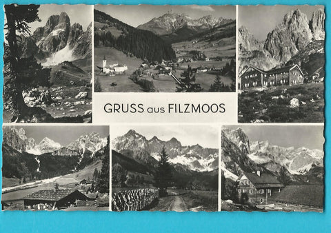 AK Gruss aus Filzmoos. (1957)